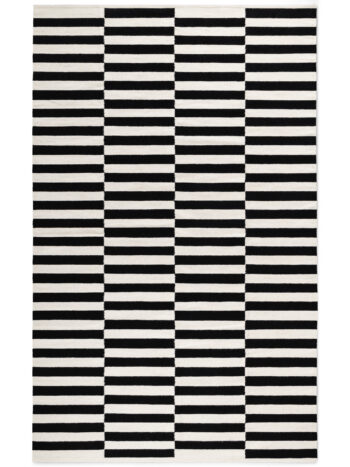 Hanse Home, Kusový koberec Donna 106207 Black White, 200x300, čiernobiela, obývacia izba