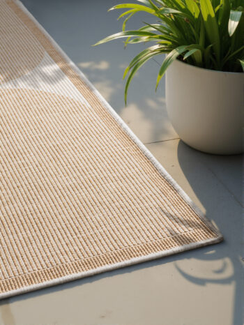 Hanse Home, Kusový koberec Duet Bowen 106245 Beige/White - na von aj na doma, 200x290, béžová, chodba / predsieň