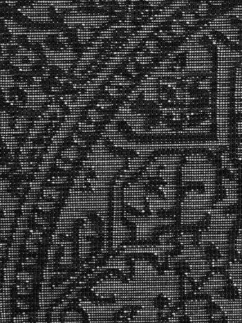 Hanse Home, Kusový koberec Duet Kona 106248 Black/White kruh - na von aj na doma, 160x160, čiernobiela, chodba / predsieň