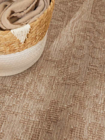 Hanse Home, Kusový koberec Duet Kona 106250 Beige/White - na von aj na doma, 200x290, béžová, chodba / predsieň