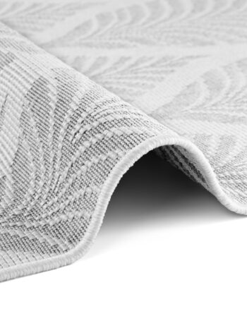 Hanse Home, Kusový koberec Duet Liora 106246 White/Gray - na von aj na doma, 200x290, šedá, chodba / predsieň