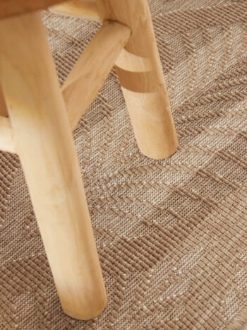 Hanse Home, Kusový koberec Duet Liora 106247 Beige/White - na von aj na doma, 120x170, béžová, chodba / predsieň
