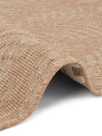 Hanse Home, Kusový koberec Duet Liora 106247 Beige/White - na von aj na doma, 200x290, béžová, chodba / predsieň