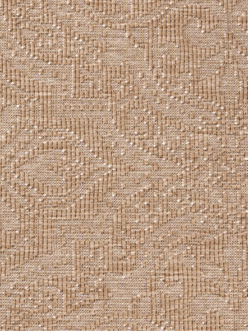Hanse Home, Kusový koberec Duet Rosel 106252 Beige/White kruh - na von aj na doma, 160x160, béžová, chodba / predsieň