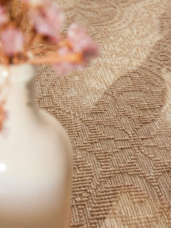 Hanse Home, Kusový koberec Duet Rosel 106252 Beige/White kruh - na von aj na doma, 160x160, béžová, chodba / predsieň