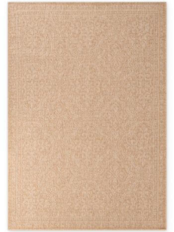 Hanse Home, Kusový koberec Duet Rosel 106252 Beige/White - na von aj na doma, 120x170, béžová, chodba / predsieň