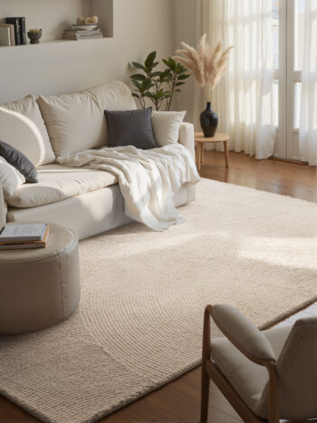 Hanse Home, Kusový koberec Eleni 106220 Natur Weiß, 200x300, biela, obývacia izba