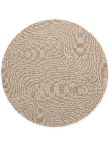 Hanse Home, Kusový koberec Eleni 106221 Hellbeige kruh, 120x120 (priemer) kruh, béžová, obývacia izba