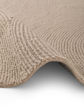 Hanse Home, Kusový koberec Eleni 106221 Hellbeige kruh, 120x120 (priemer) kruh, béžová, obývacia izba