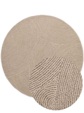 Hanse Home, Kusový koberec Eleni 106221 Hellbeige kruh, 150x150 (priemer) kruh, béžová, obývacia izba