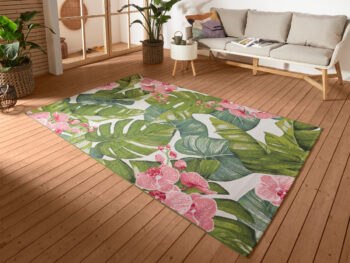 Hanse Home, Kusový koberec Flair 105615 Tropical Multicolored – na von aj na doma, 240x340, viacfarebná, chodba / predsieň