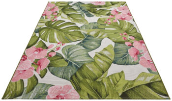 Hanse Home, Kusový koberec Flair 105615 Tropical Multicolored – na von aj na doma, 240x340, viacfarebná, chodba / predsieň