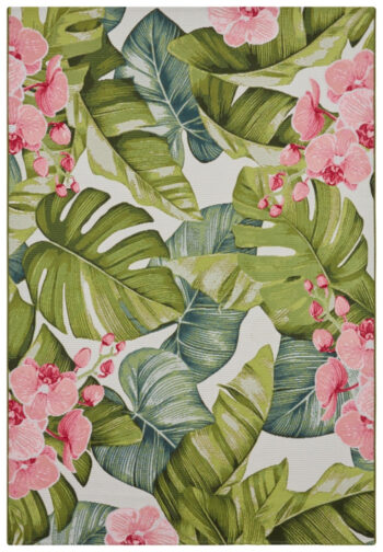 Hanse Home, Kusový koberec Flair 105615 Tropical Multicolored – na von aj na doma, 240x340, viacfarebná, chodba / predsieň