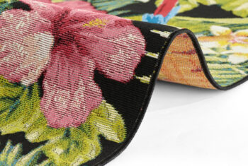 Hanse Home, Kusový koberec Flair 105619 Tropical Feeling Multicolored – na von aj na doma, 80x165, viacfarebná, chodba / predsieň