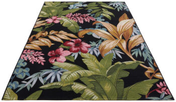 Hanse Home, Kusový koberec Flair 105620 Tropical Flowers Multicolored – na von aj na doma, 80x165, viacfarebná, chodba / predsieň