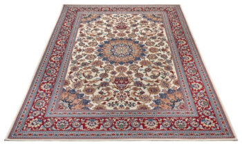 Hanse Home, Kusový koberec Flair 105714 Cream Red – na von aj na doma, 240x340, červená, chodba / predsieň