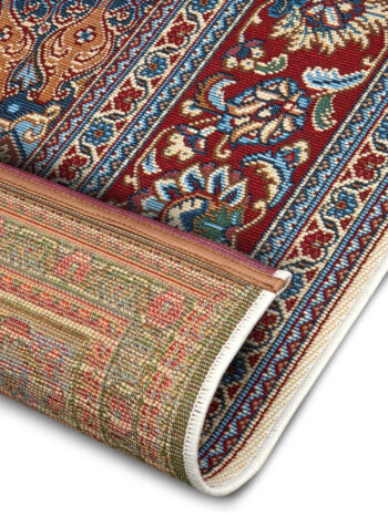 Hanse Home, Kusový koberec Flair 105714 Cream Red – na von aj na doma, 240x340, červená, chodba / predsieň