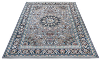 Hanse Home, Kusový koberec Flair 105717 Grey Blue – na von aj na doma, 160x235, šedá, chodba / predsieň