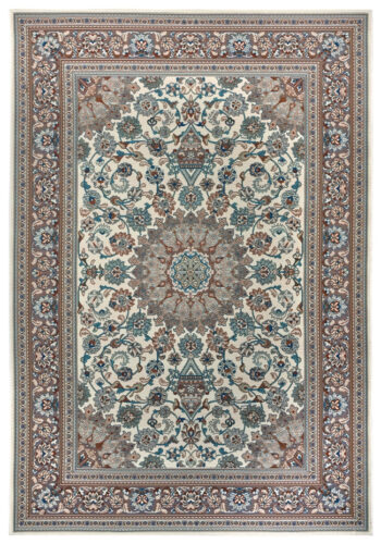 Hanse Home, Kusový koberec Flair 105718 Cream Beige – na von aj na doma, 80x165, modrá, chodba / predsieň