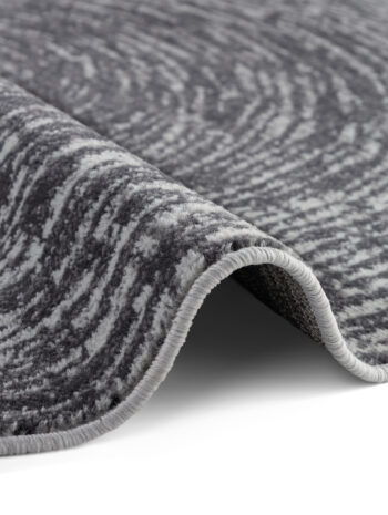 Hanse Home, Kusový koberec Gloria Cavallo 106257 Grey kruh, 120x120, šedá, chodba / predsieň