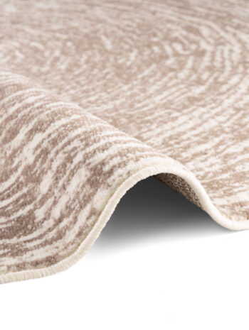 Hanse Home, Kusový koberec Gloria Cavallo 106258 Creme Beige kruh, 120x120, béžová, chodba / predsieň