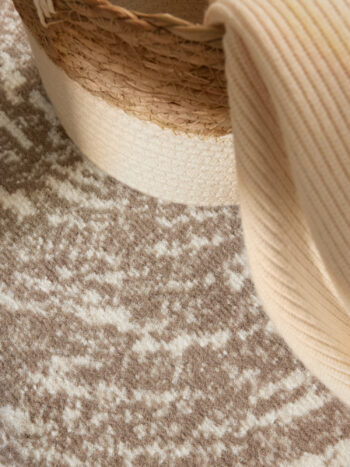 Hanse Home, Kusový koberec Gloria Cavallo 106258 Creme Beige kruh, 120x120, béžová, chodba / predsieň