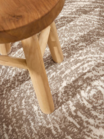 Hanse Home, Kusový koberec Gloria Cavallo 106258 Creme Beige kruh, 120x120, béžová, chodba / predsieň