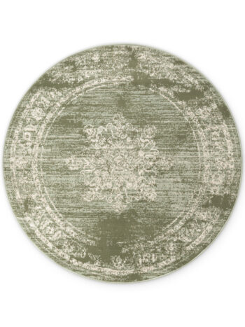 Hanse Home, Kusový koberec Gloria Lydia 106255 Mint kruh, 160x160, zelená, chodba / predsieň