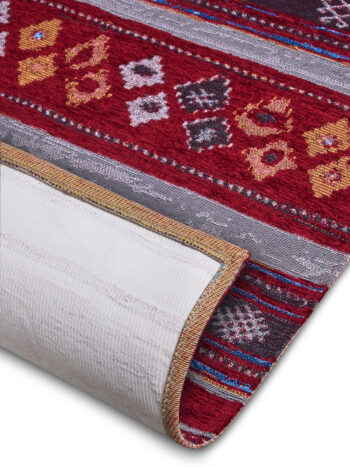 Hanse Home, Kusový koberec Gobelin 105870 Dark Red Multicolored, 120x180, červená, obývacia izba