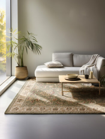 Hanse Home, Kusový koberec Herat 105987 Olive Green, 200x280, zelená, chodba / predsieň