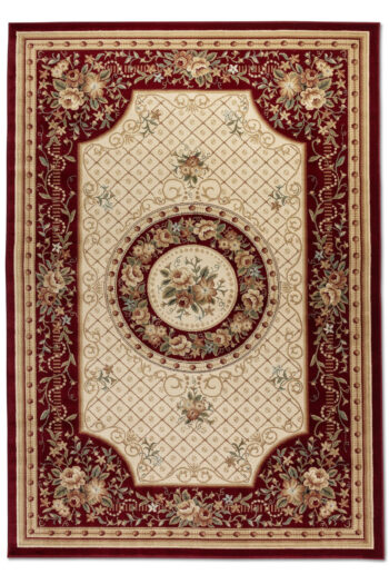 Hanse Home, Kusový koberec Herat 105994 Red Cream, 120x170, červená, chodba / predsieň