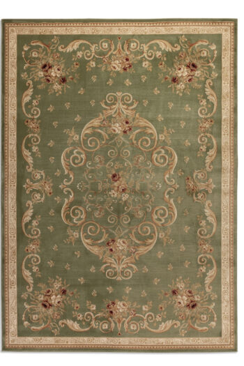 Hanse Home, Kusový koberec Herat 105996 Olive Green, 80x120, zelená, chodba / predsieň