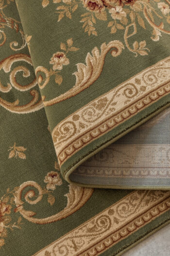 Hanse Home, Kusový koberec Herat 105996 Olive Green, 80x120, zelená, chodba / predsieň