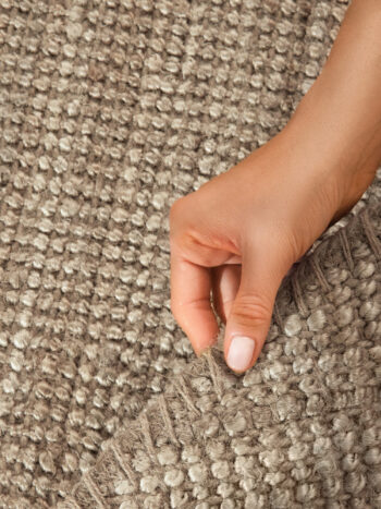 Hanse Home, Kusový koberec Jaipur 105975 Grey/Brown kruh, 200x200, béžová, chodba / predsieň