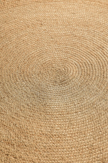 Hanse Home, Kusový koberec Jute Braided 106005 Gold, 100x100 (priemer) kruh, béžová, chodba / predsieň
