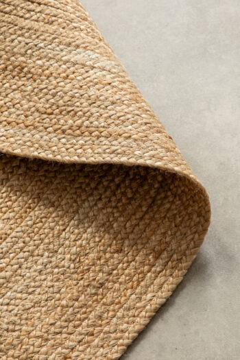 Hanse Home, Kusový koberec Jute Braided 106005 Gold, 100x100 (priemer) kruh, béžová, chodba / predsieň