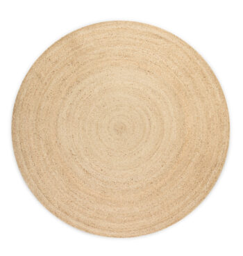 Hanse Home, Kusový koberec Jute Braided 106007 Ivory, 100x100 (priemer) kruh, béžová, chodba / predsieň