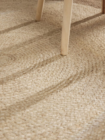 Hanse Home, Kusový koberec Jutta 106224 Natur Ivory/Grey/Beige kruh, 160x160, béžová, chodba / predsieň