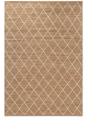 Hanse Home, Kusový koberec Kunu 106208 Natural Gold White, 200x300, béžová, chodba / predsieň