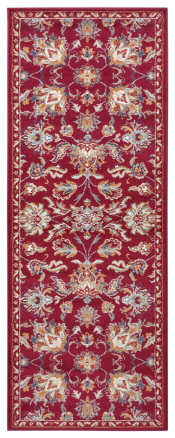 Hanse Home, Kusový koberec Luxor 105633 Caracci Red Multicolor, 80x240, červená, obývacia izba