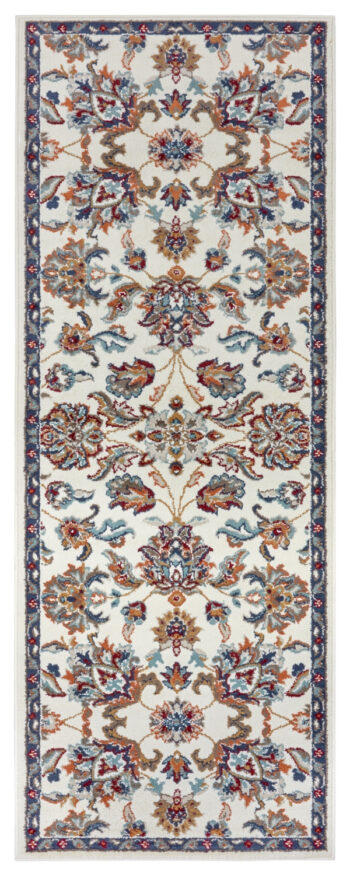 Hanse Home, Kusový koberec Luxor 105635 Caracci Cream Multicolor, 80x240, biela, obývacia izba