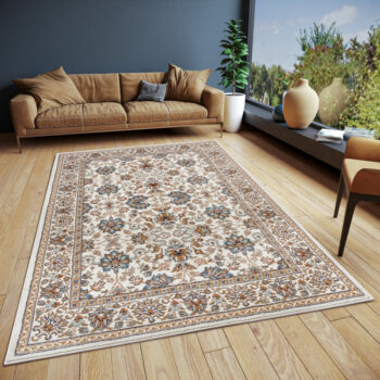 Hanse Home, Kusový koberec Luxor 105636 Saraceni Cream Multicolor, 80x120, biela, obývacia izba