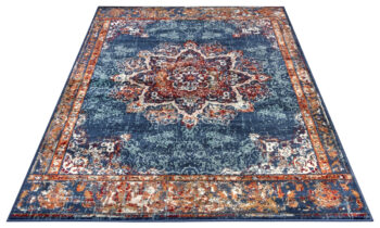 Hanse Home, Kusový koberec Luxor 105637 Maderno Blue Multicolor, 57x90, modrá, obývacia izba