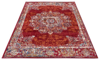 Hanse Home, Kusový koberec Luxor 105638 Maderno Red Multicolor, 57x90, červená, obývacia izba