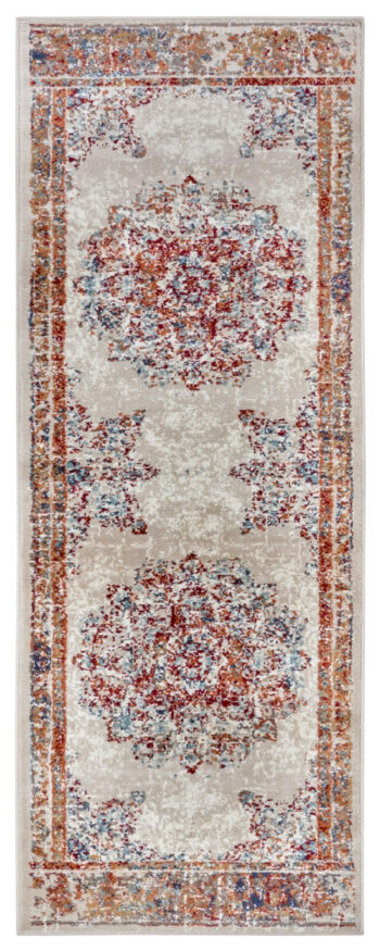 Hanse Home, Kusový koberec Luxor 105639 Maderno Cream Multicolor, 57x90, biela, obývacia izba