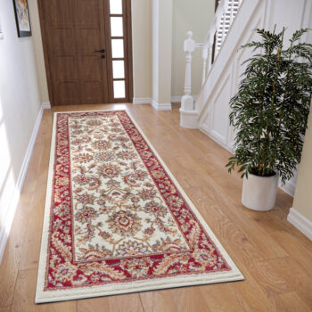 Hanse Home, Kusový koberec Luxor 105643 Reni Cream Red, 57x90, červená, obývacia izba