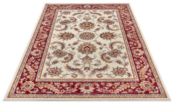 Hanse Home, Kusový koberec Luxor 105643 Reni Cream Red, 57x90, červená, obývacia izba