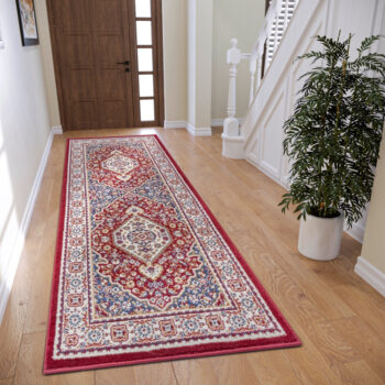 Hanse Home, Kusový koberec Luxor 105644 Mochi Red Multicolor, 120x170, červená, obývacia izba