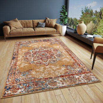 Hanse Home, Kusový koberec Luxor 105646 Maderno Red Multicolor, 57x90, viacfarebná, obývacia izba