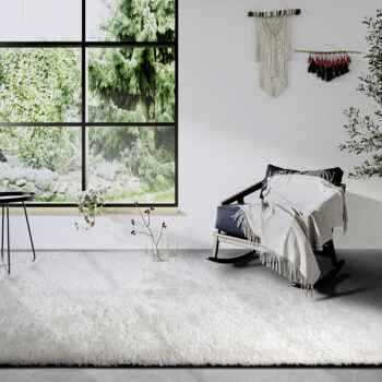 Hanse Home, Kusový koberec Myk 106112 White, 80x150, biela, obývacia izba
